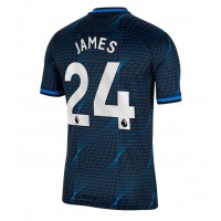Chelsea Reece James #24 Vonkajší futbalový dres 2023-24 Krátky Rukáv